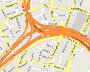 Map Newton, Auckland